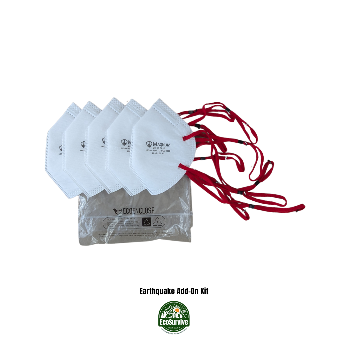EcoSurvive Earthquake Add-On Kit – Respiratory Protection & Early Alert Tools - Image 4