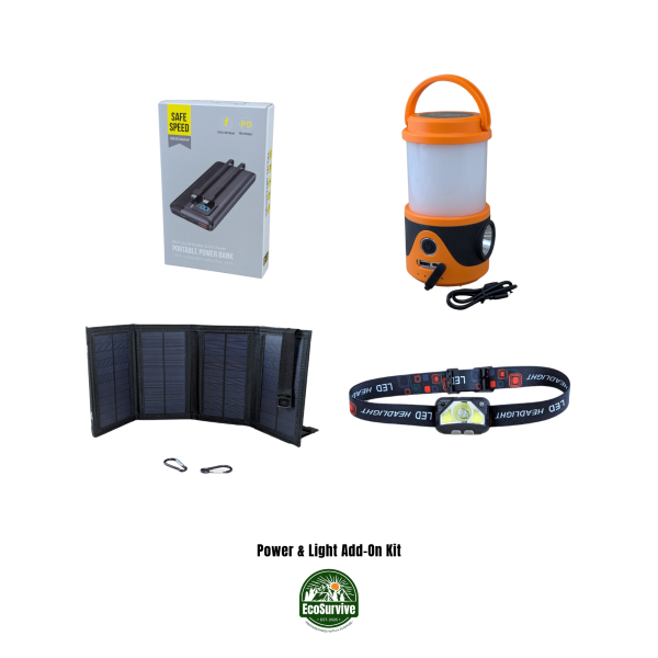 EcoSurvive Power & Light Add-On Kit – Emergency Lighting & Off-Grid Charging